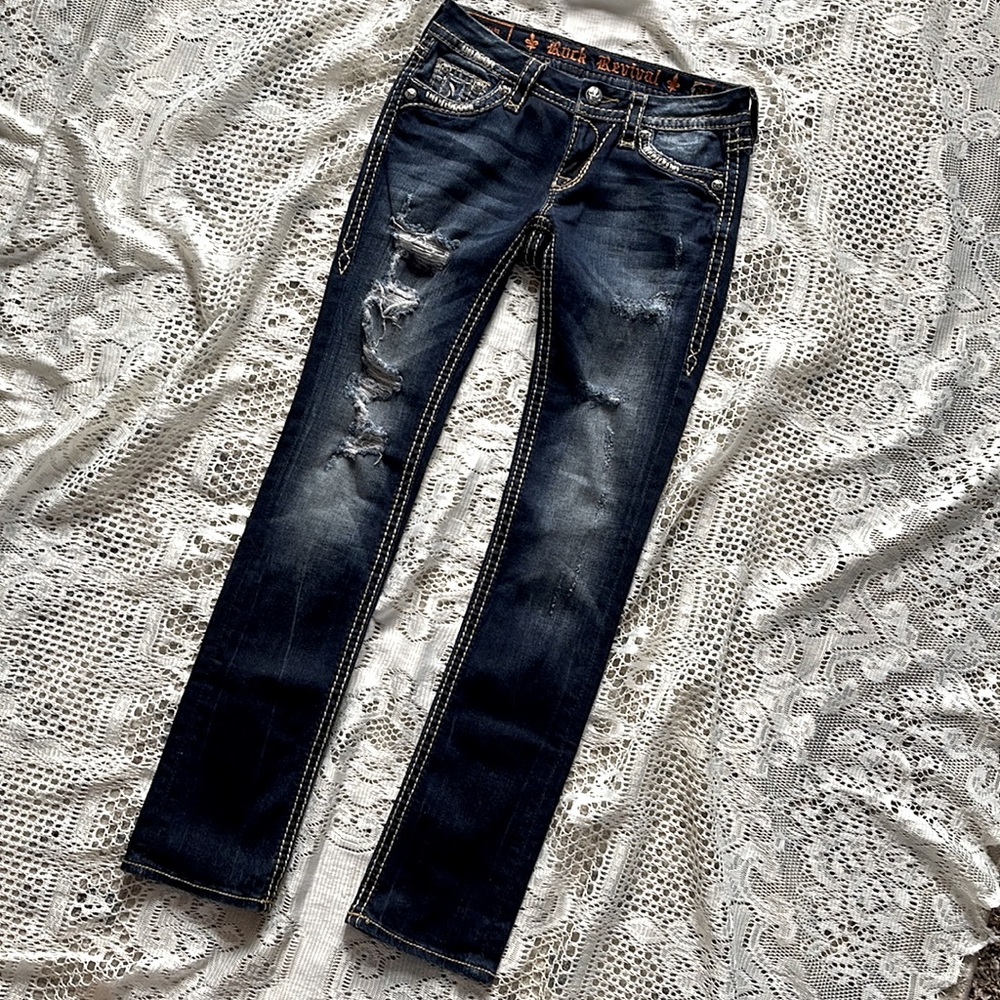 Rock Revival “Karla” Straight Leg Jeans